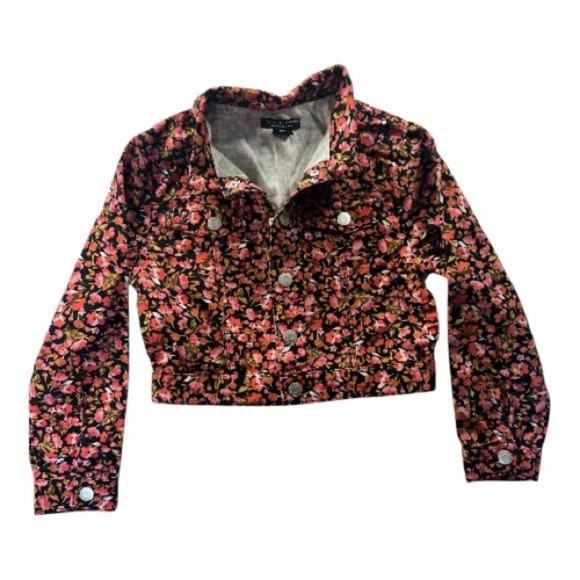Floral Kids Jean Jacket - Picture 4 of 7